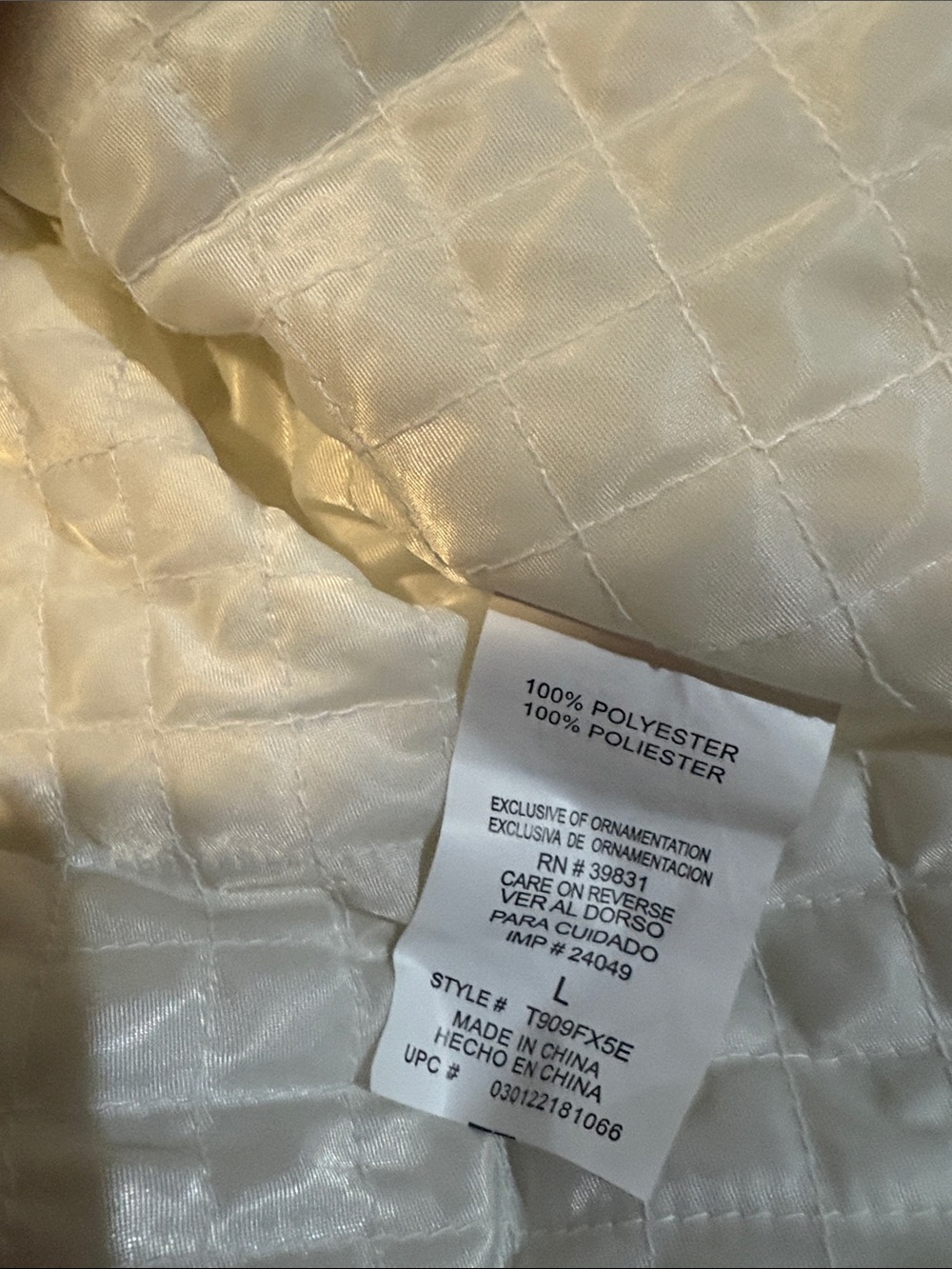 White Faux Fur Shawl Collar Jacket - Women like black jacket. Jolt size large - Picture 10 of 15